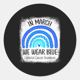 Adesivo Marcha do arco-íris Vestimos o Cancer Colorretal A