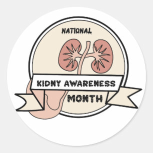 Adesivo marcha é mês nacional de conscientização renal
