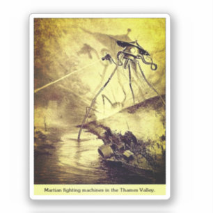 Adesivo Marcianos descarregando calorosos