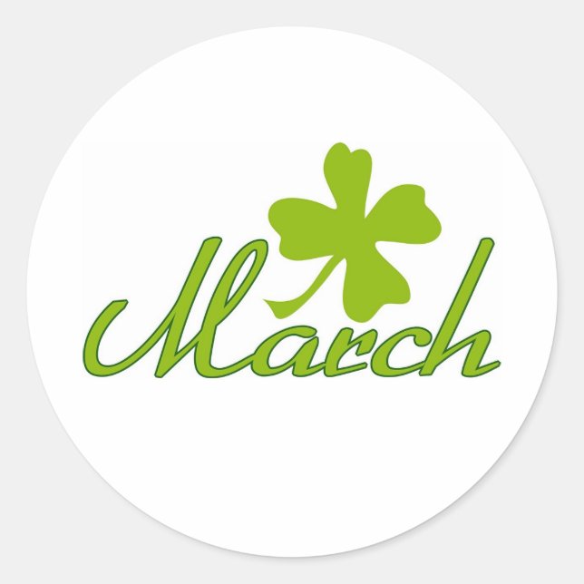 Adesivo Março (Frente)