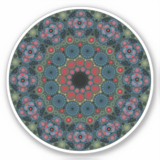 Adesivo Março Birthstone Bloodstone Mandala Sticker