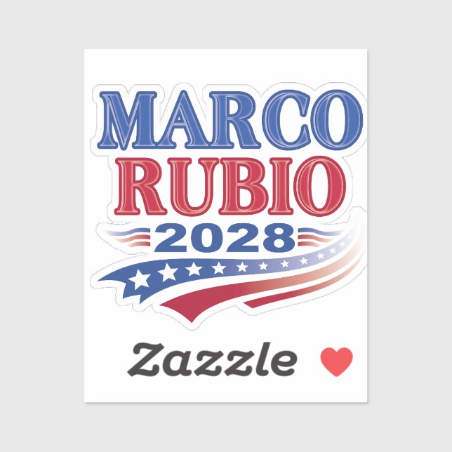 Adesivo Marco Rubio 2028 (3º) (Folha)