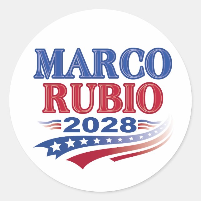 Adesivo Marco Rubio 2028 (3st) (Frente)
