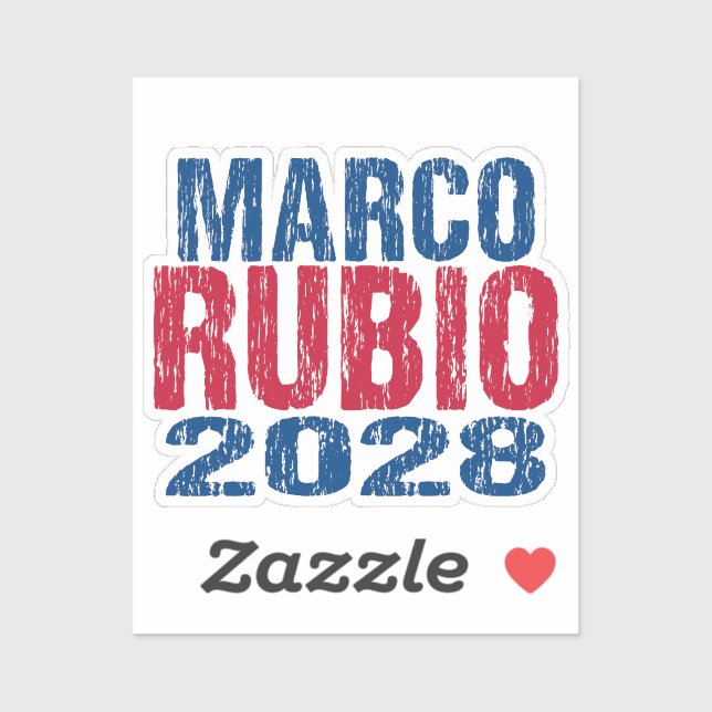 Adesivo Marco Rubio 2028 (dis) (Folha)