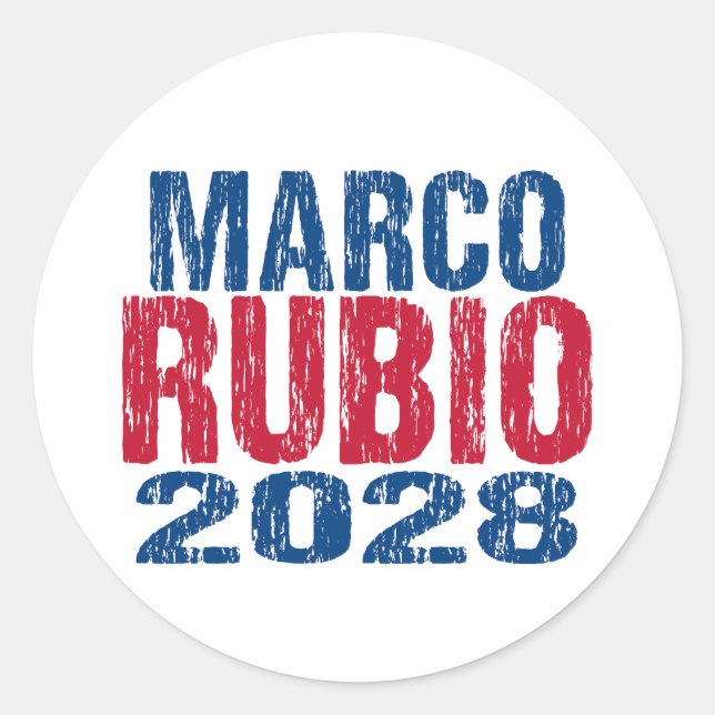 Adesivo Marco Rubio 2028 (dis) (Frente)
