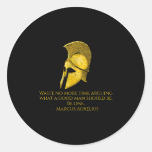 Adesivo Marcus Aurelius - Filosofia Estática Cita Sobre Se