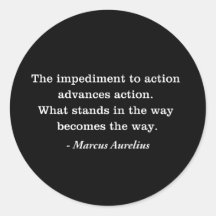 Marcus Aurelius Impediment Coisa Estática