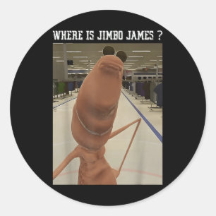 Adesivo Marcus O Verme Onde Está Jimbo James Meme