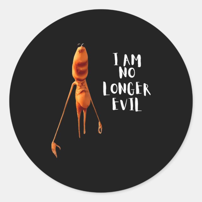 Adesivo Marcus The Worm I Am No Longer Evil  (Frente)