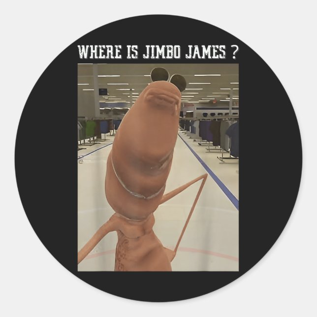 Adesivo Marcus The Worm Where Is Jimbo James Meme  (Frente)