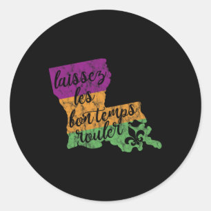 Adesivo Mardi Gras 2025 Laissez Les Bon Temps Rouler New O