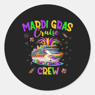 Adesivo Mardi Gras Cruise Crew 2025 Trip New Orleans Famil
