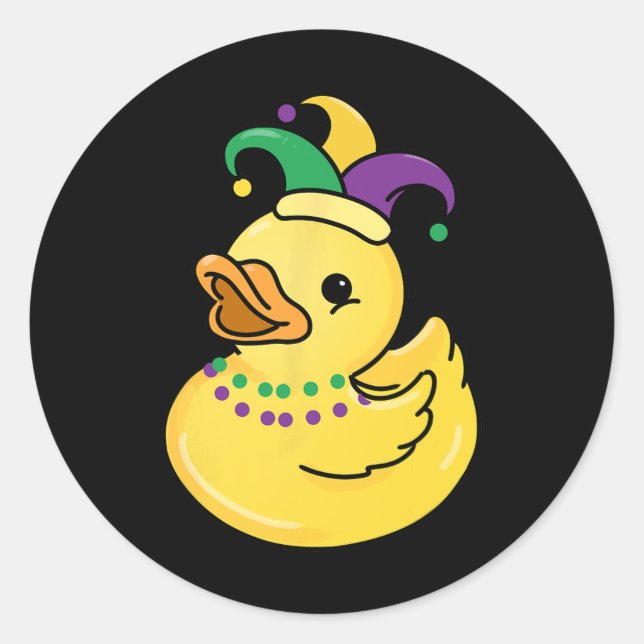 Adesivo Mardi Gras Duck (Frente)