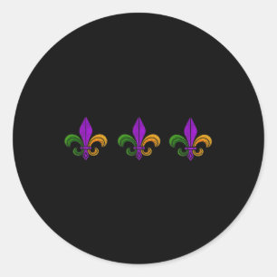 Adesivo Mardi Gras Fleur De Lis Nola New Orleans E Louis