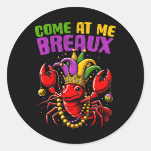 Adesivo Mardi Gras Grawfish Fat Terça-feira New Orleans Me