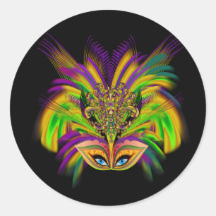 Adesivo Mardi-Gras-Mask-The-Queen-V-3