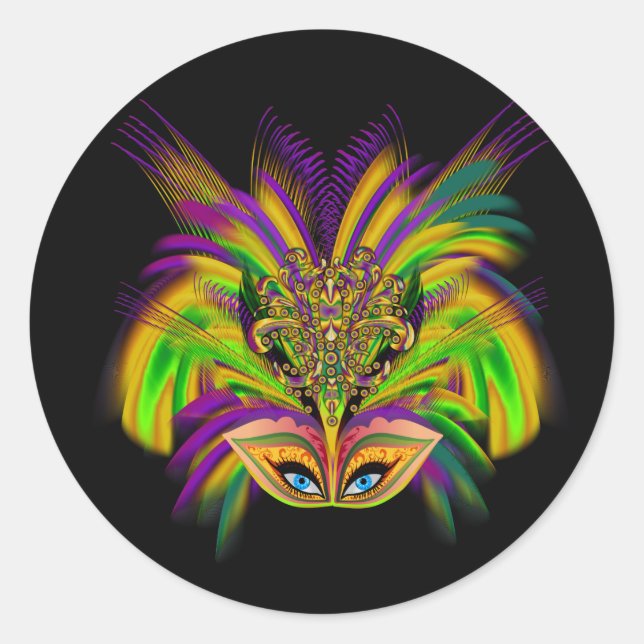Adesivo Mardi-Gras-Mask-The-Queen-V-3 (Frente)