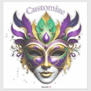 Adesivo Mardi Gras Mask Thunder_Cove