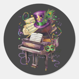Adesivo Mardi Gras Mix Piano Festivo