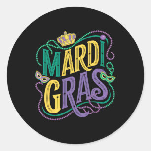 Adesivo Mardi Gras Parade Womens Girls Party Graphic