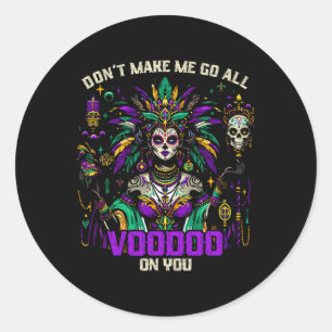 Adesivo Mardi Gras - Priestesa Mulheres Nova Orleans Bruxa