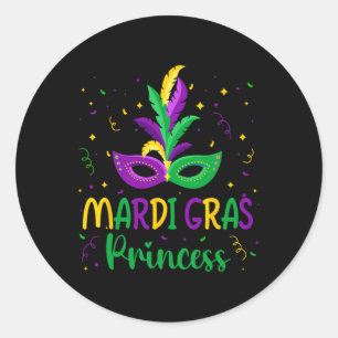 Adesivo Mardi Gras Princesa Nova Orleans Carnaval Mardi Gr