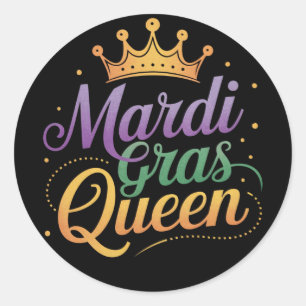 Adesivo Mardi Gras Queen Parade