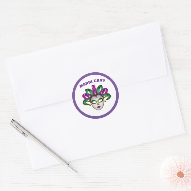 Adesivo Mardi Gras Sticker (Envelope)