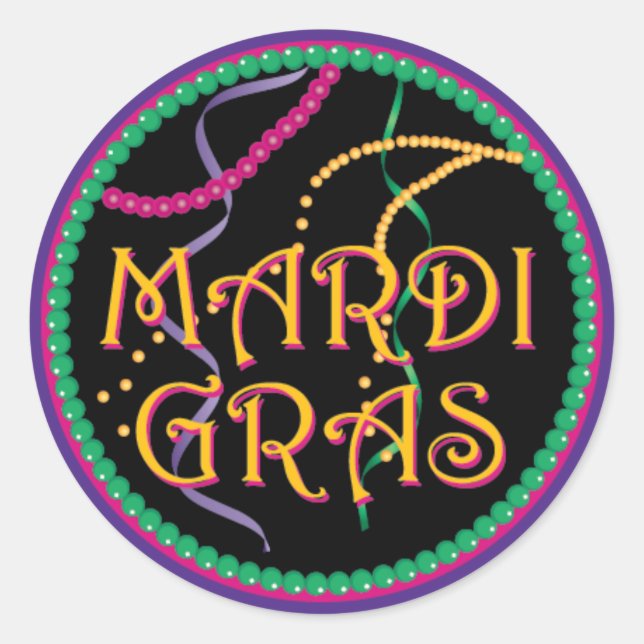 Adesivo Mardi Gras Sticker (Frente)