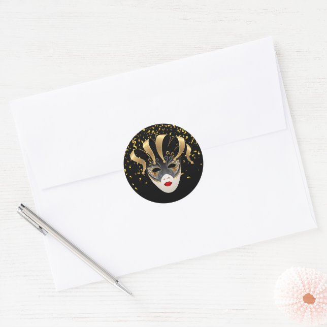 Adesivo Mardi Gras Sticker (Envelope)