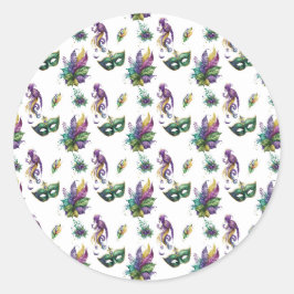Adesivo Mardi Gras Sticker