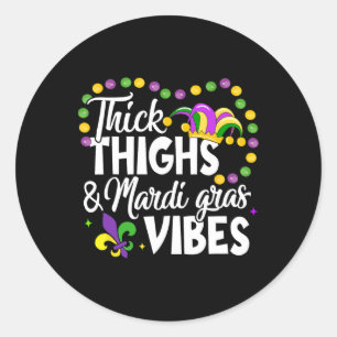 Adesivo Mardi Gras Vibes Fleur De Lis Mardi G