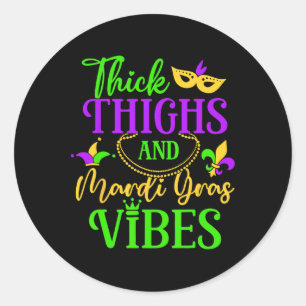 Adesivo Mardi Gras Vibes New Orleans Party Gr