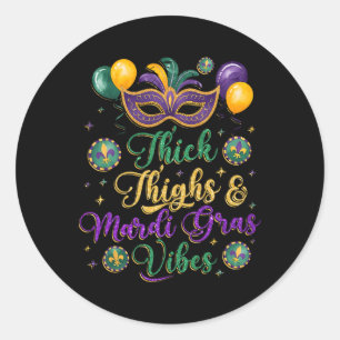 Adesivo Mardi Gras Vibes New Orleans Party Gr