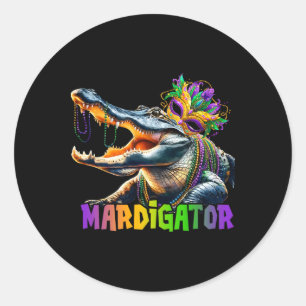 Adesivo Mardigator Mardi Gras Alligator Costume Men