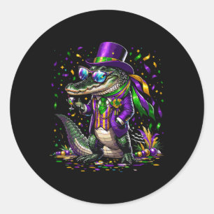 Adesivo Mardigator Mardi Gras Alligator Costume Men