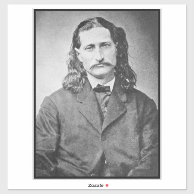 Adesivo Marechal Wild Bill Hickok Pistoleiro do Velho Oest (Folha)