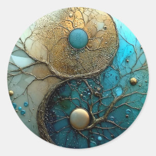 Adesivo Mares da Balança Design Yin Yang