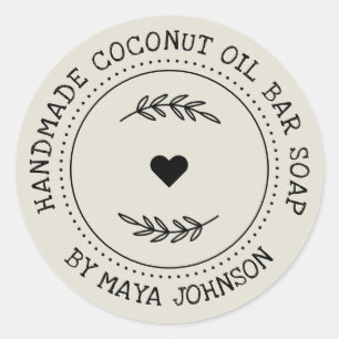 Adesivo Marfim Empoeirado Rústico Verde Folhagem Feito à M