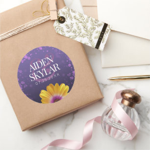 Adesivo Margarida do Ouro Elegante com Casamento de Largur