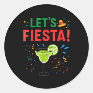 Adesivo Margarita cinco maio deixa festa engraçado beber