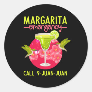 Adesivo Margarita Emergency Shirt Mexicano Fiesta Engraçad