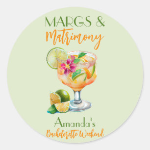 Adesivo Margs e Matrimônio Tequila & Festa de Despedida de