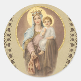 Adesivo Maria Santíssima Mãe dos Padres Jesus Eucaristia