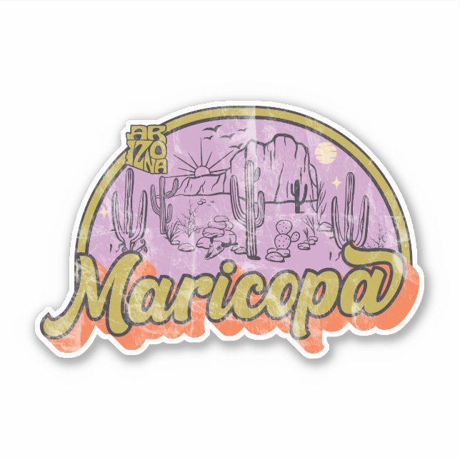 Adesivo Maricopa, Arizona  (Frente)