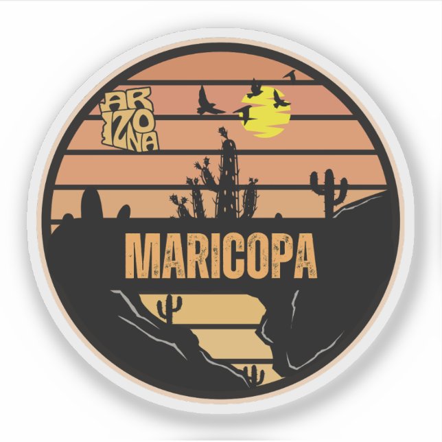 Adesivo Maricopa, Arizona (Frente)