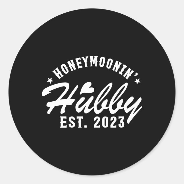 Adesivo Marido de Honeymoonin do recem casados Est 2023 (Frente)