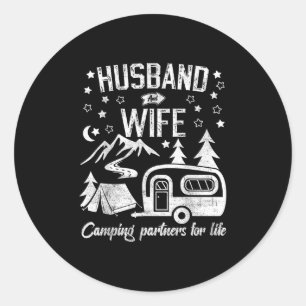 Adesivo Marido e Mulher Parceiros de Acampamento para a Vi