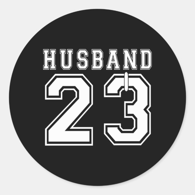 Adesivo Marido Esposa 2023 Festa de Engajamento Combinada (Frente)