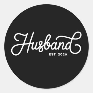 Adesivo Marido Est 2026 Casamento Recém-Casados Lua de Mel